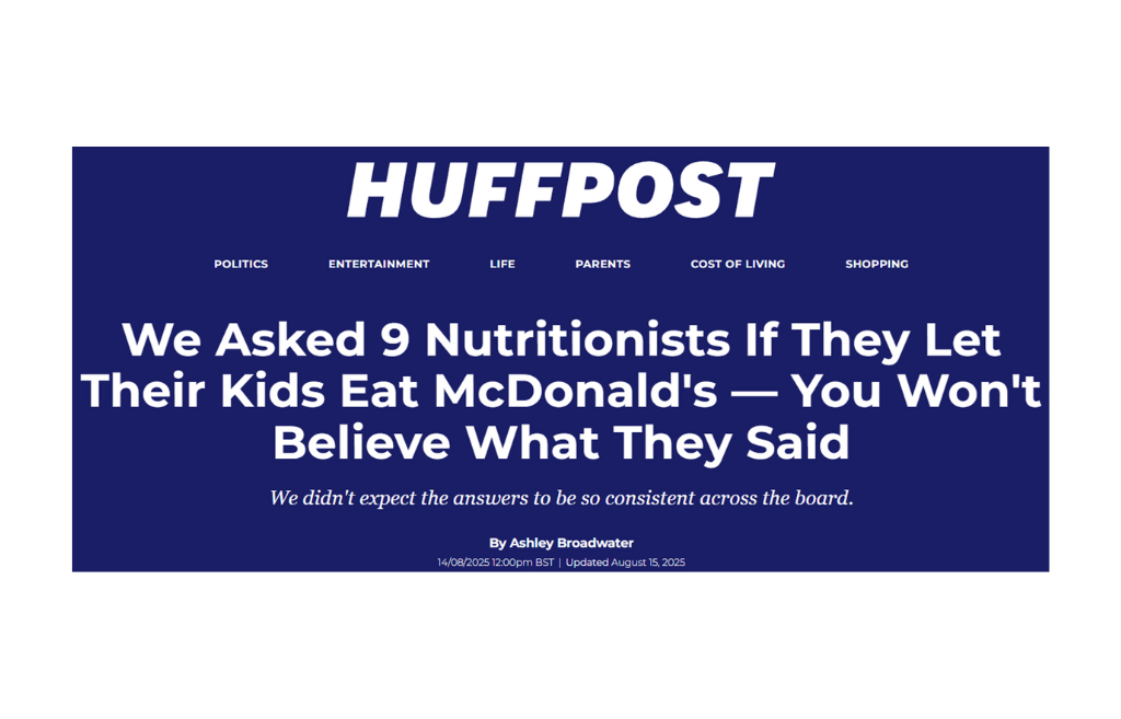 We Asked 9 Nutritionists If They Let Their Kids Eat McDonald's — You Won't Believe What They Said