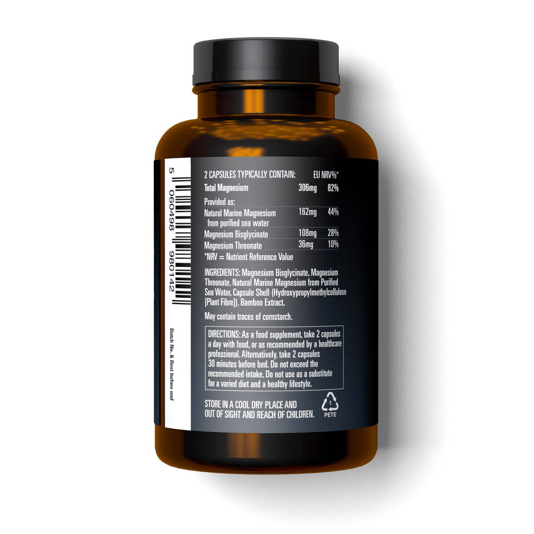 Magnesium Taurate Supplement 2000Mg | 90 Vegan Capsules